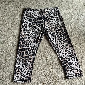 Lululemon High-Rise Crop Workout Pants, Size 8